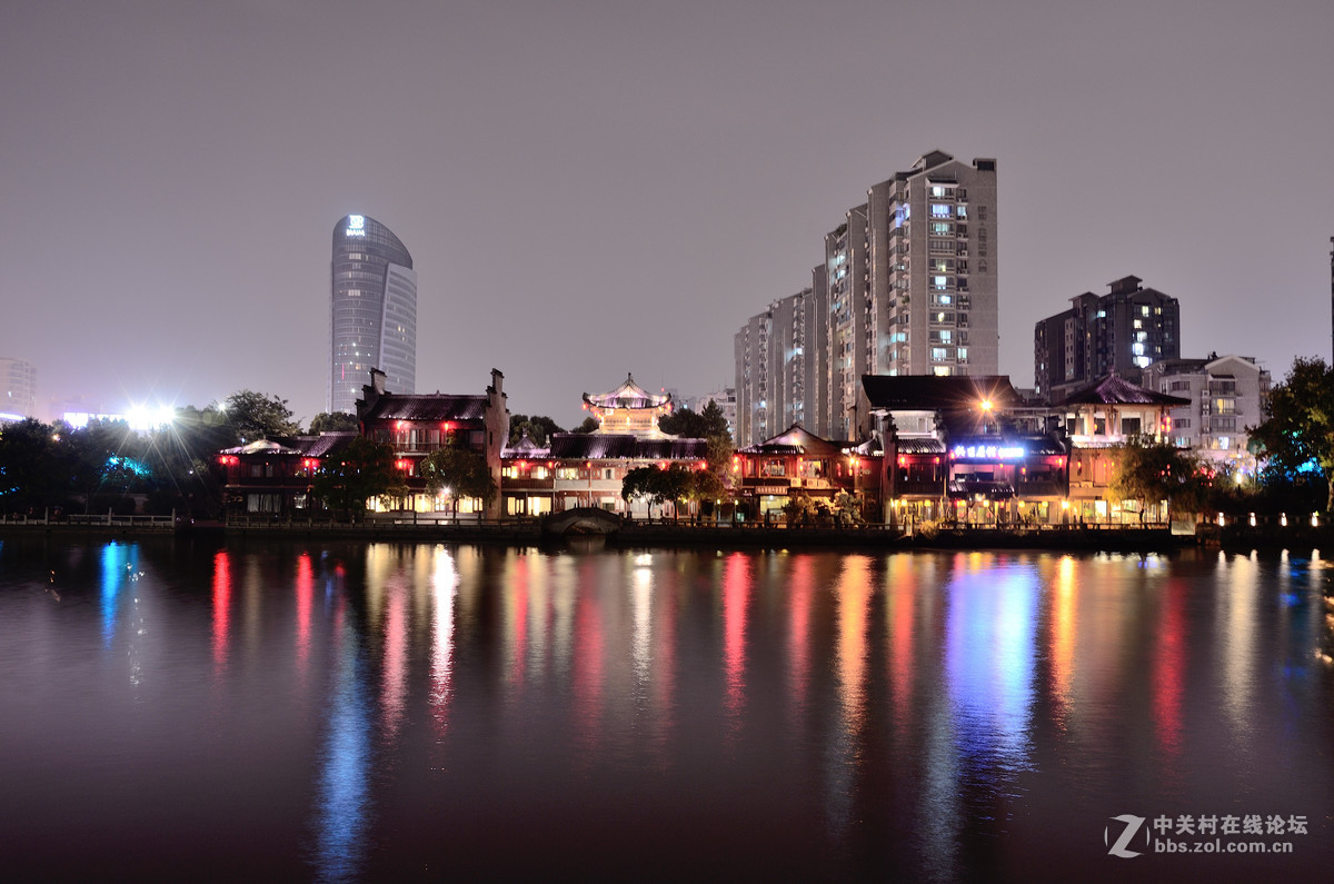 杭州記憶拱宸橋夜景