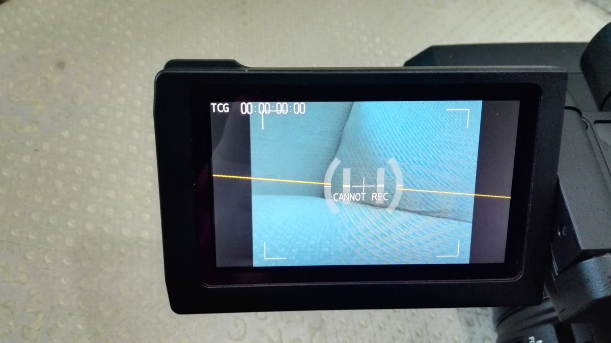 我的摄像机（aj-px285mc）不能录制，请高手帮忙