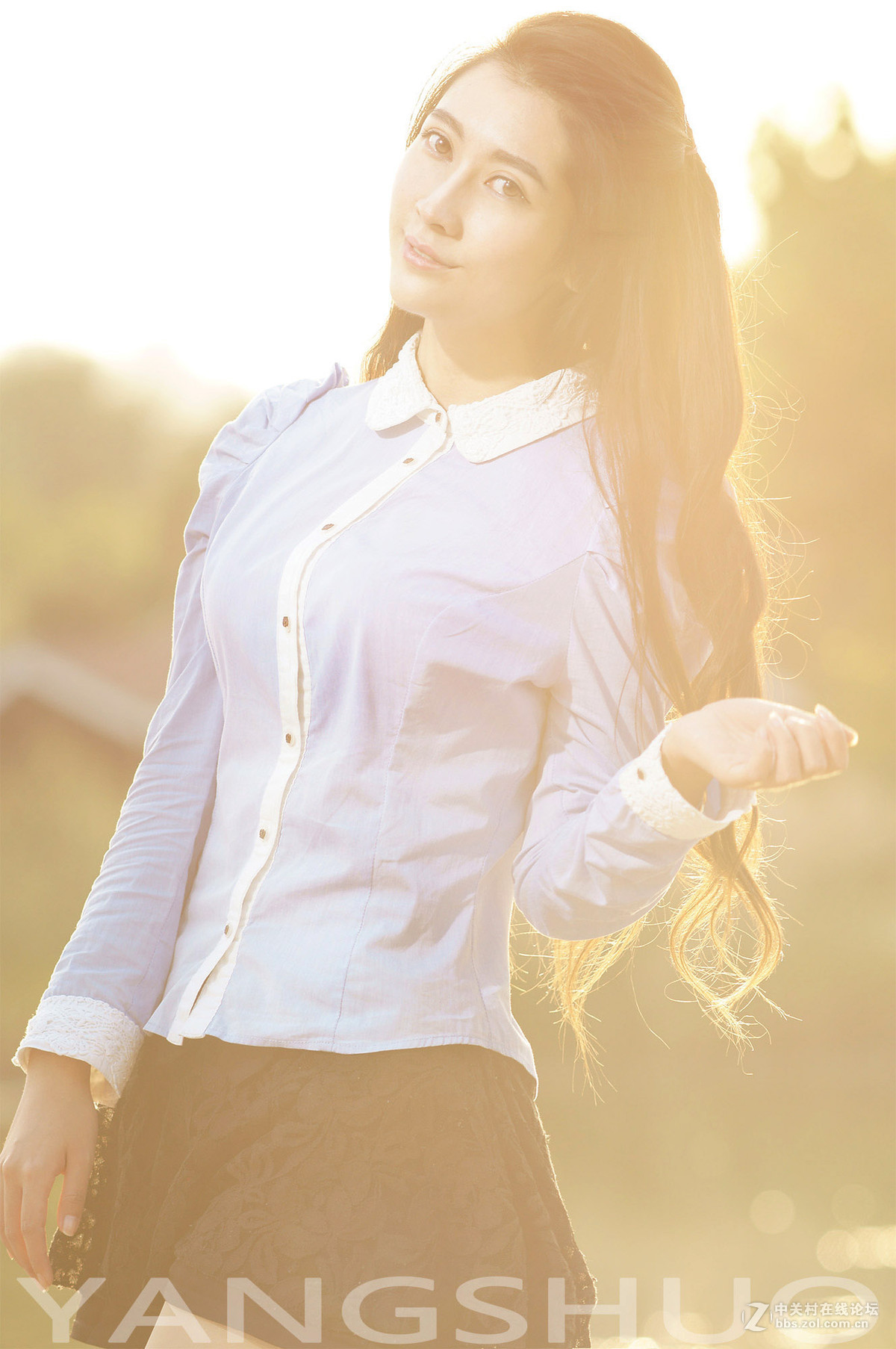 姐姐太美了！面对拍的虚了的照片，举起了巨石！汗