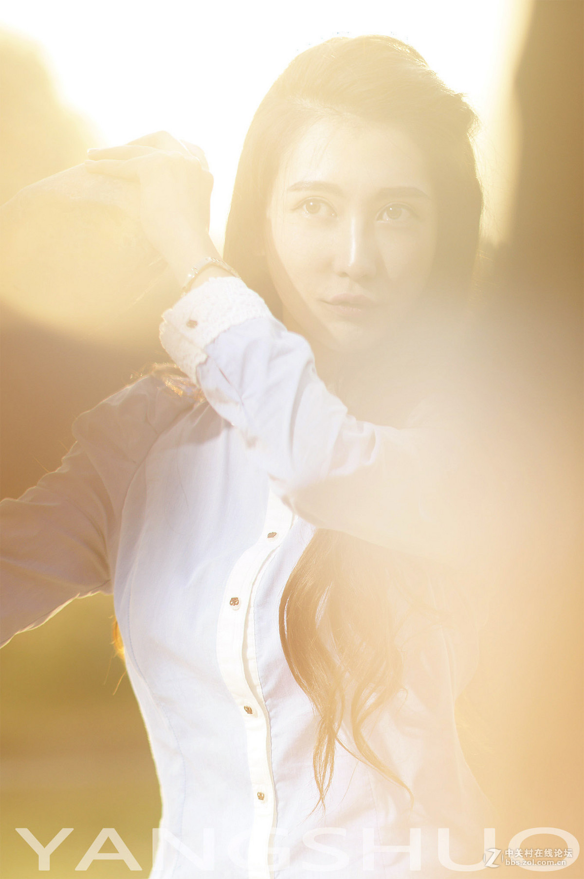 姐姐太美了！面对拍的虚了的照片，举起了巨石！汗