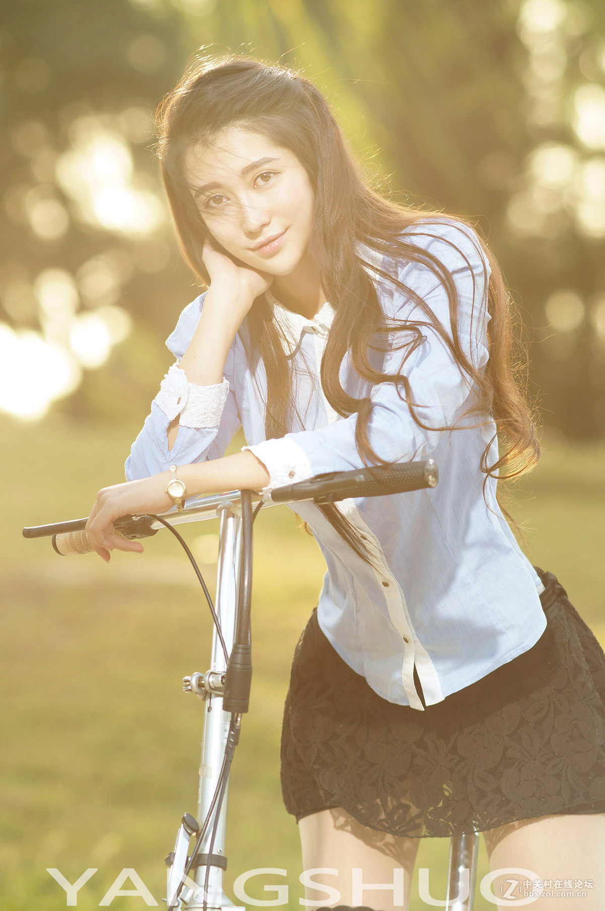 姐姐太美了！面对拍的虚了的照片，举起了巨石！汗