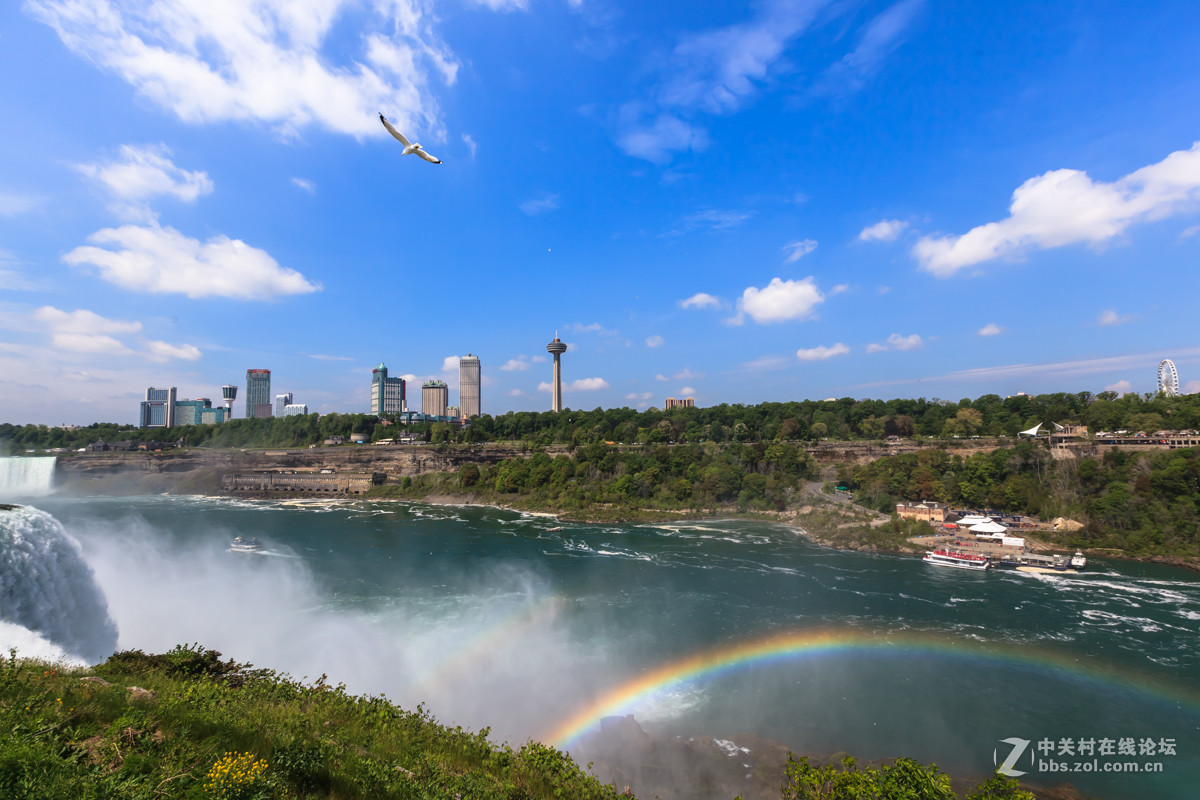 尼亚加拉大瀑布景区掠影【2】---祝贺老朋友空中的烟云荣任静物摄影星空(中国)首席版主