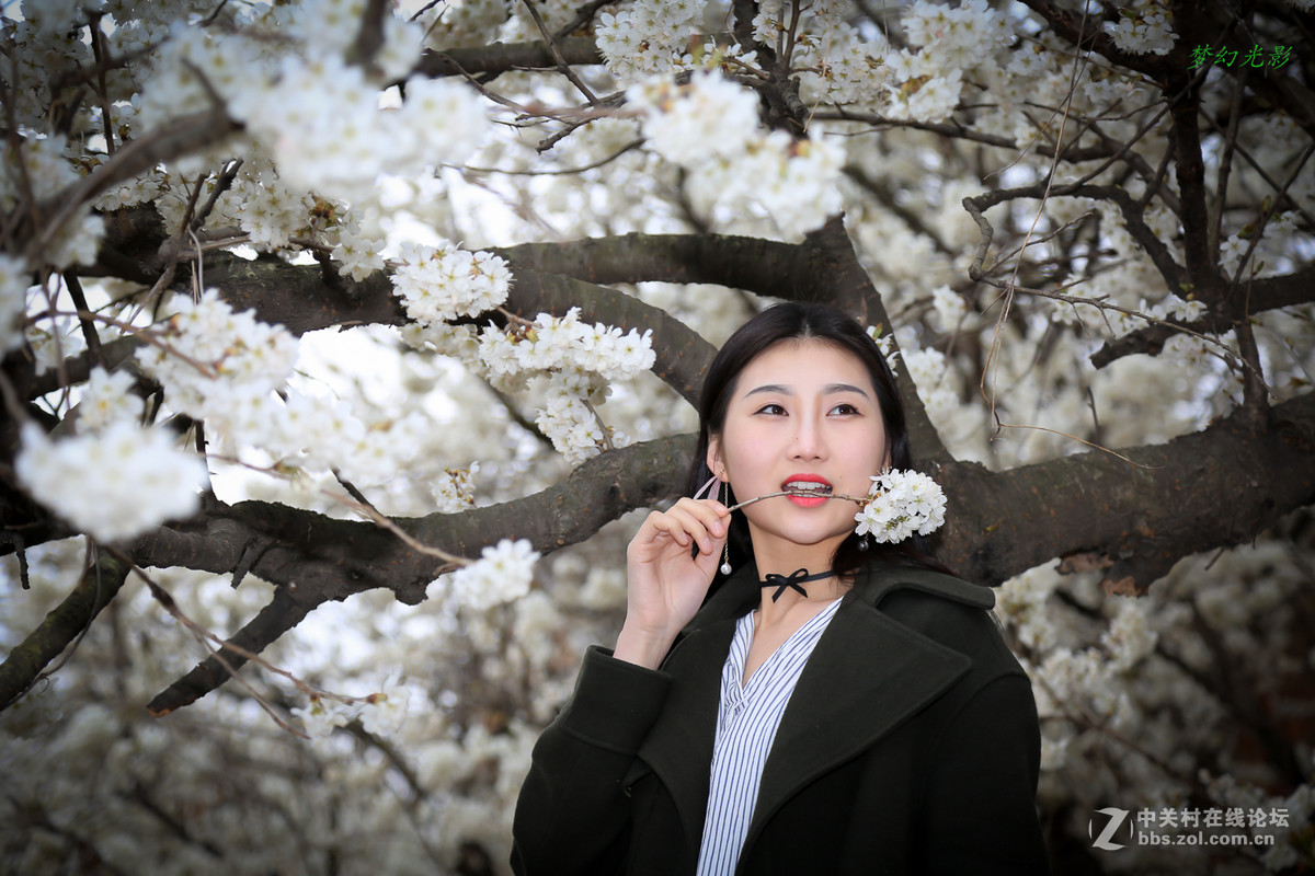 花海美如画 大美九条沟人像拍摄。