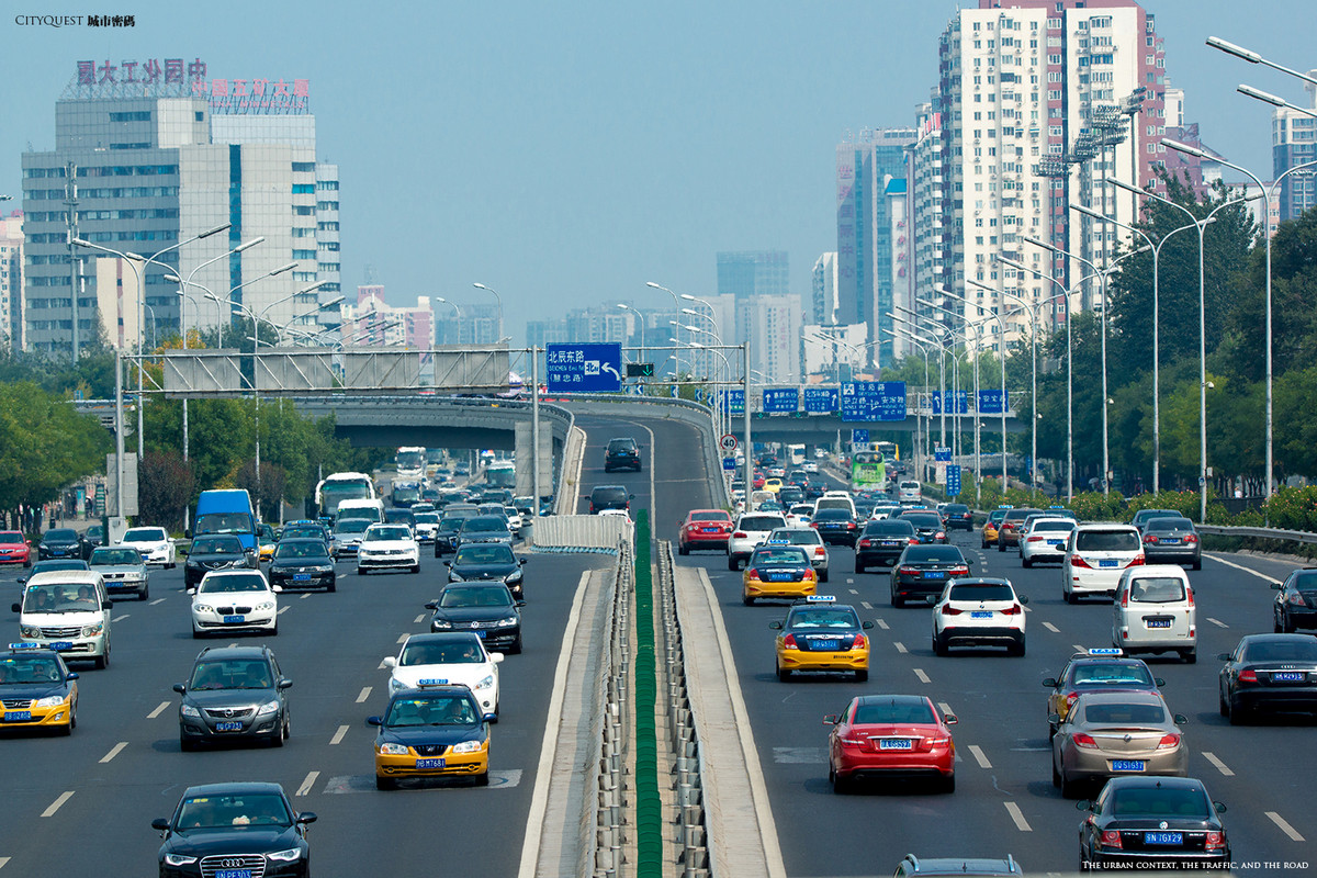 城市的脉络车流路