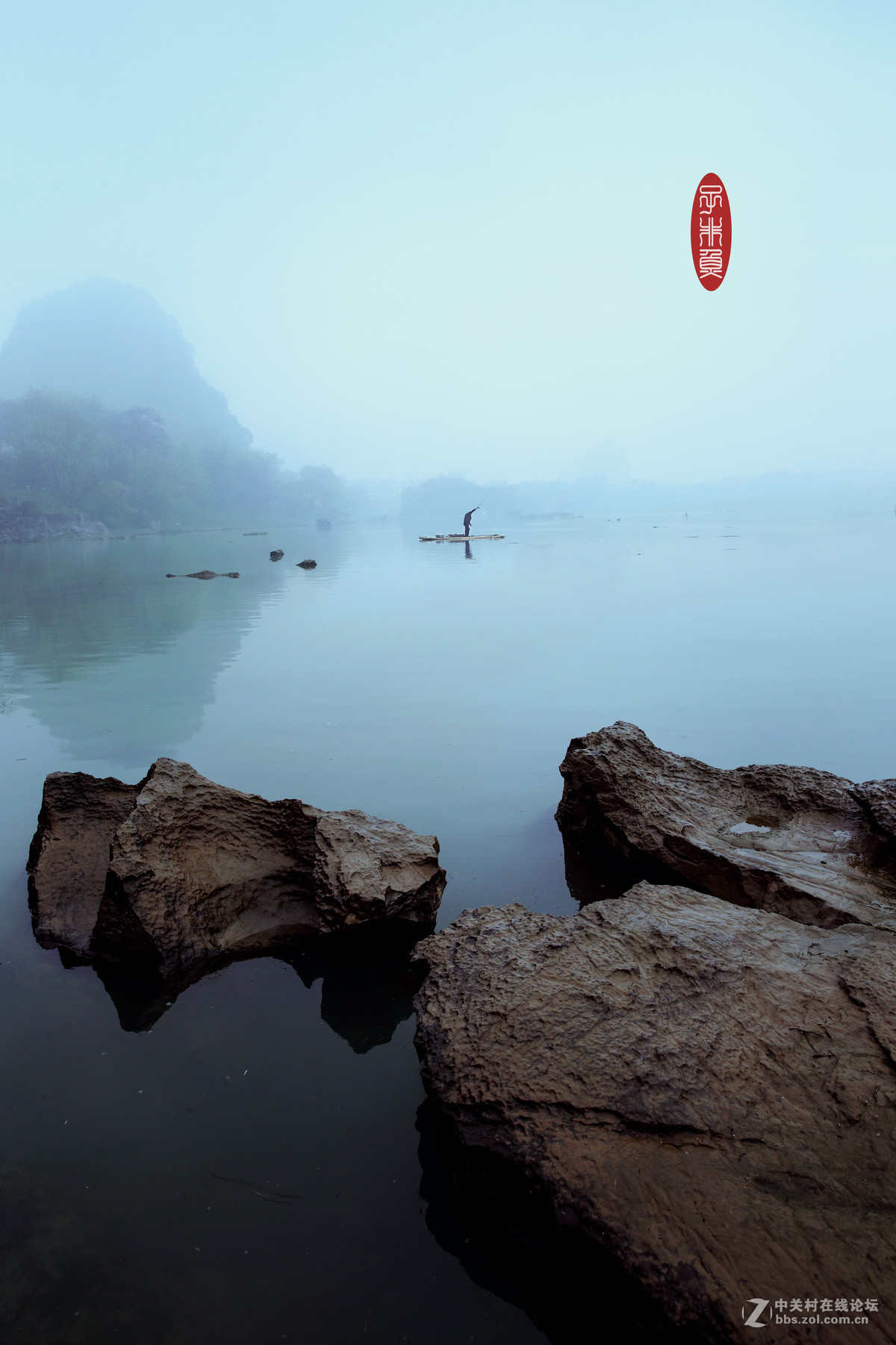 烟雨桂林城
