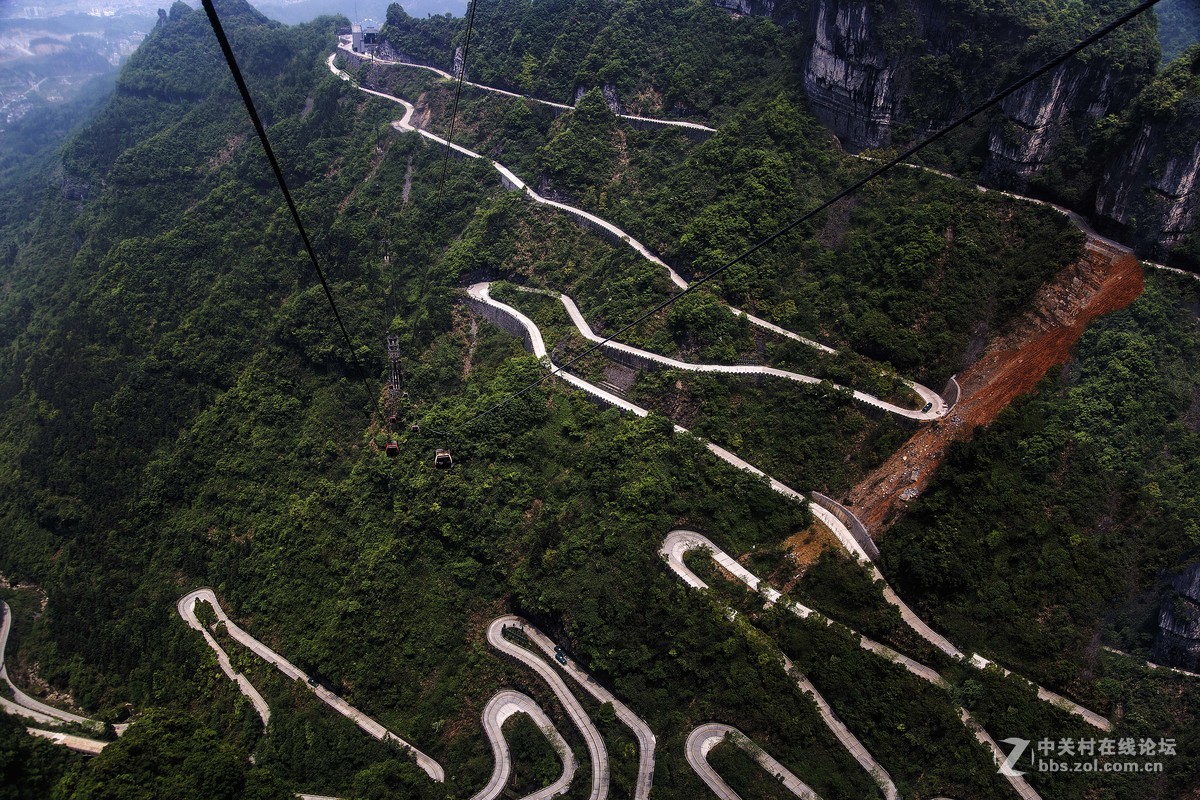 天门山99道拐