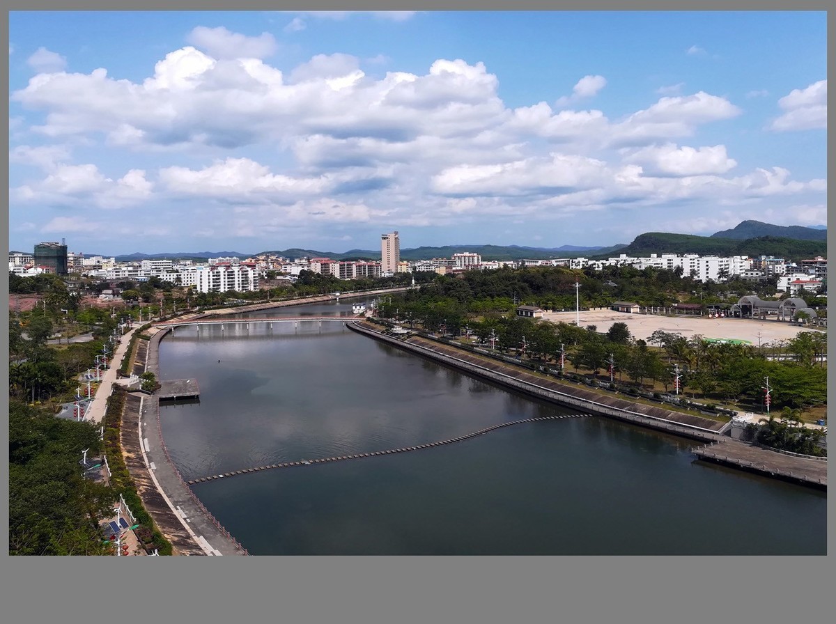 海南白沙县城风光