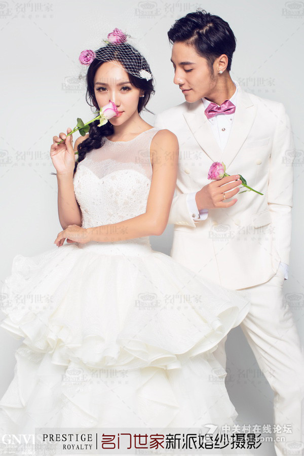 大连名门世家韩式婚纱照——白色思念