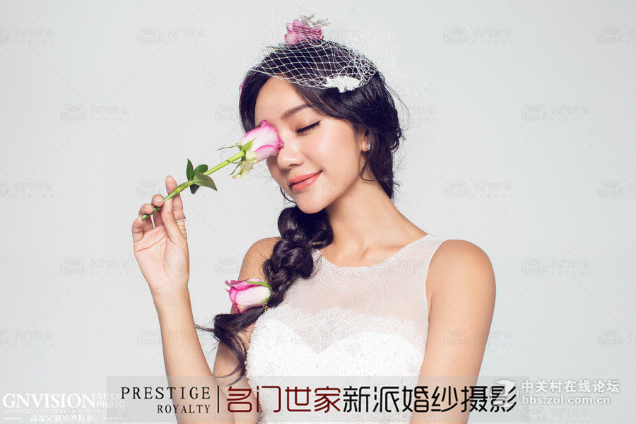 大连名门世家韩式婚纱照——白色思念