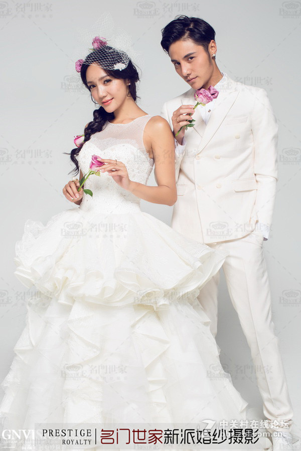 大连名门世家韩式婚纱照——白色思念
