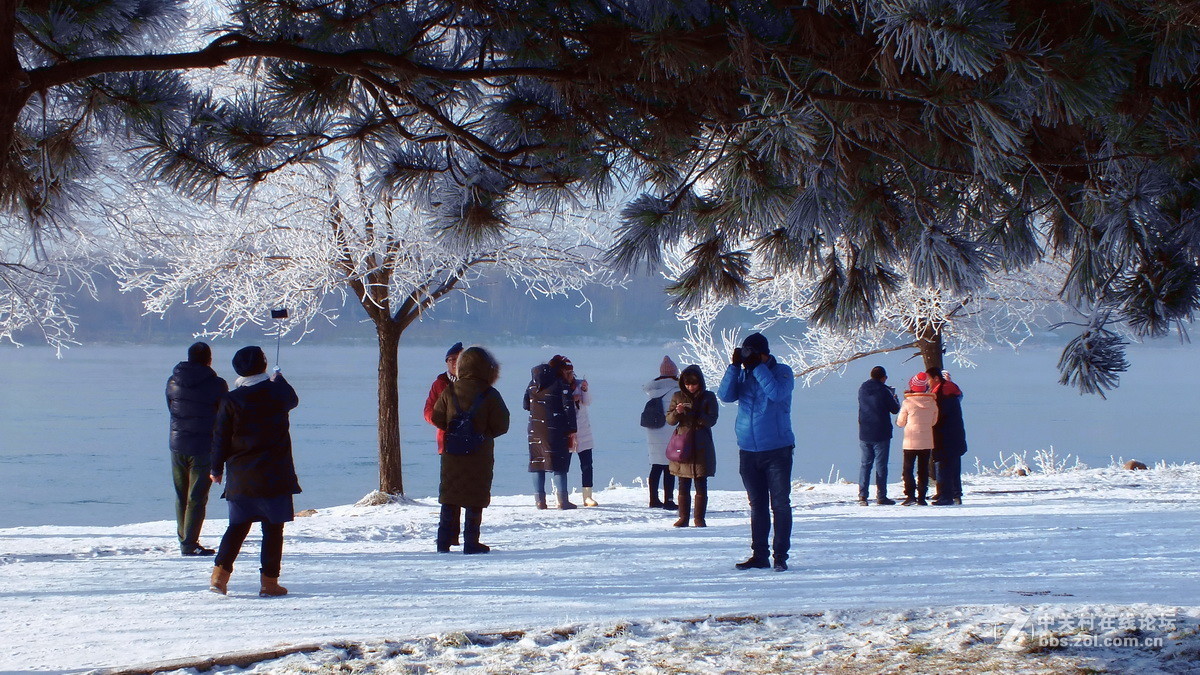冰天雪地，美丽冻人。