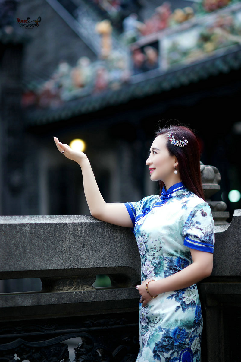 陈家祠之旗袍淑女闪亮