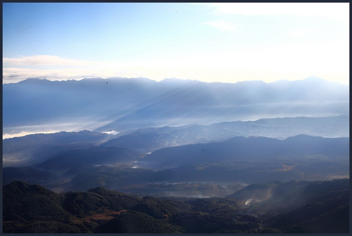 航班上拍摄大地山川
