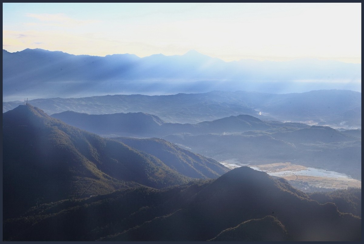 航班上拍摄大地山川