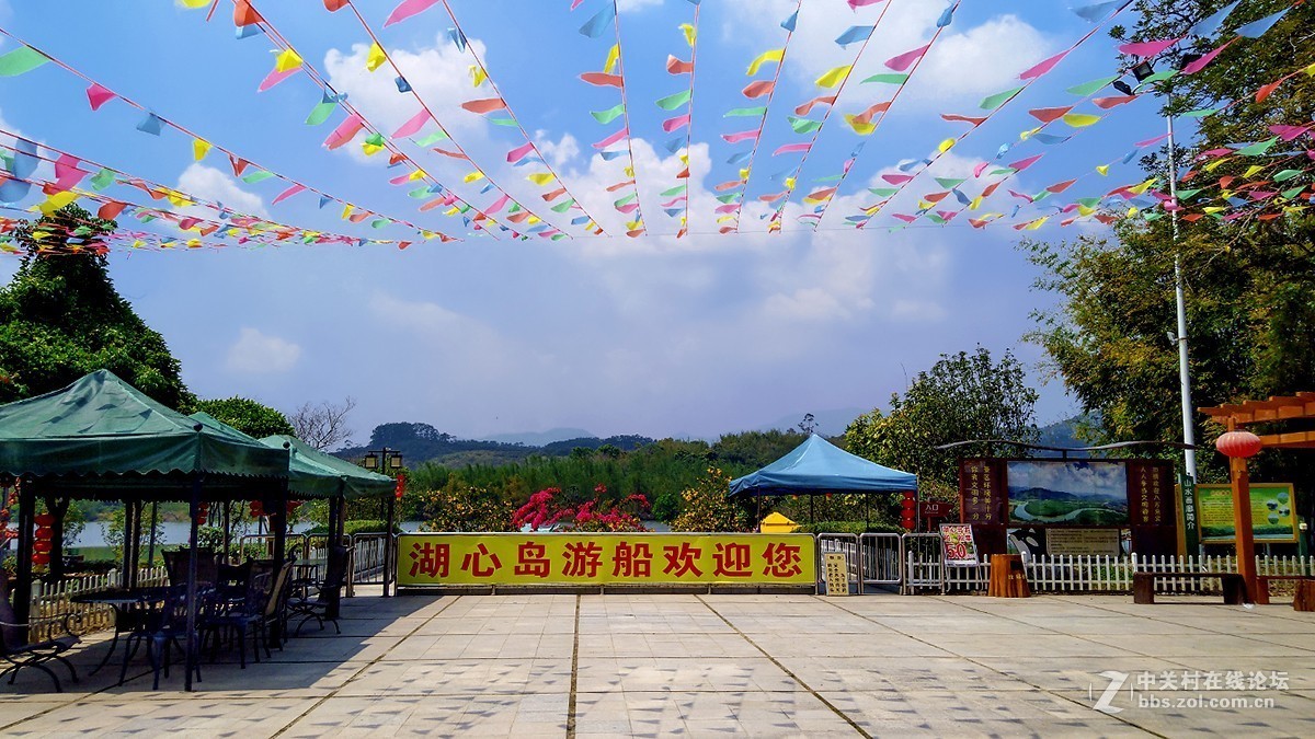 手机随拍增城湖心岛