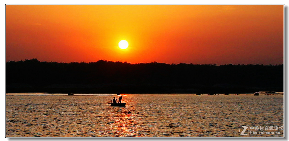 汉江落日