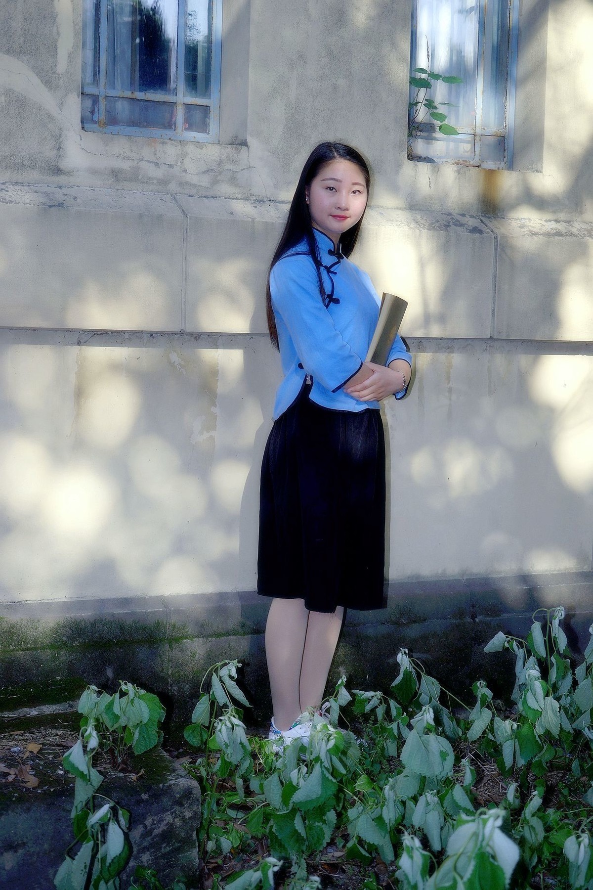 环境人像外拍----武汉大学"民国风"小女生!-中关村在线摄影论坛