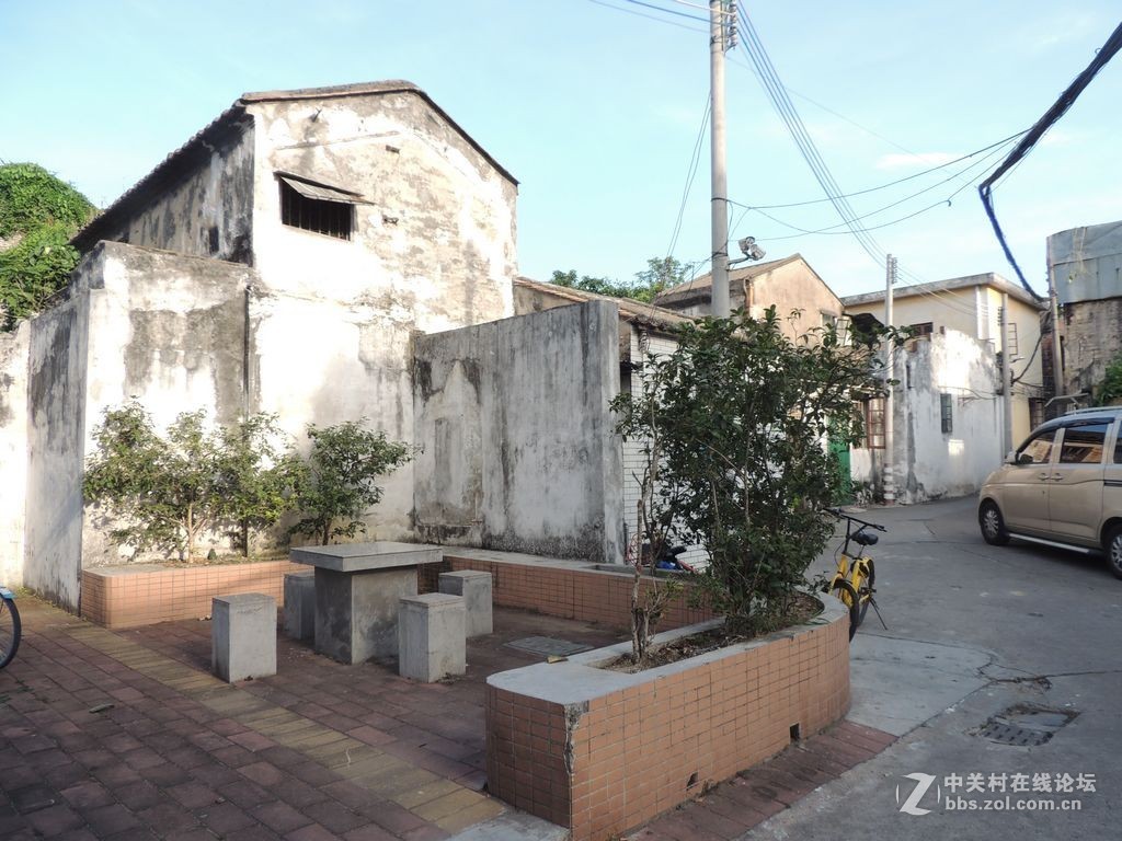 跟随儿子故地重游