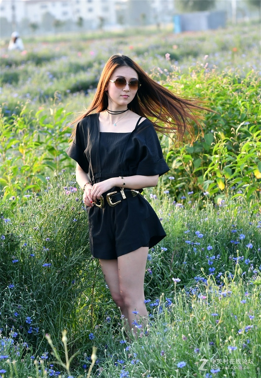 襄阳花海抓拍人像