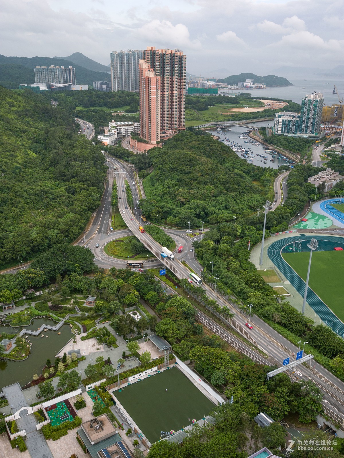 將軍澳南豐廣場45樓鳥瞰香港自由行1