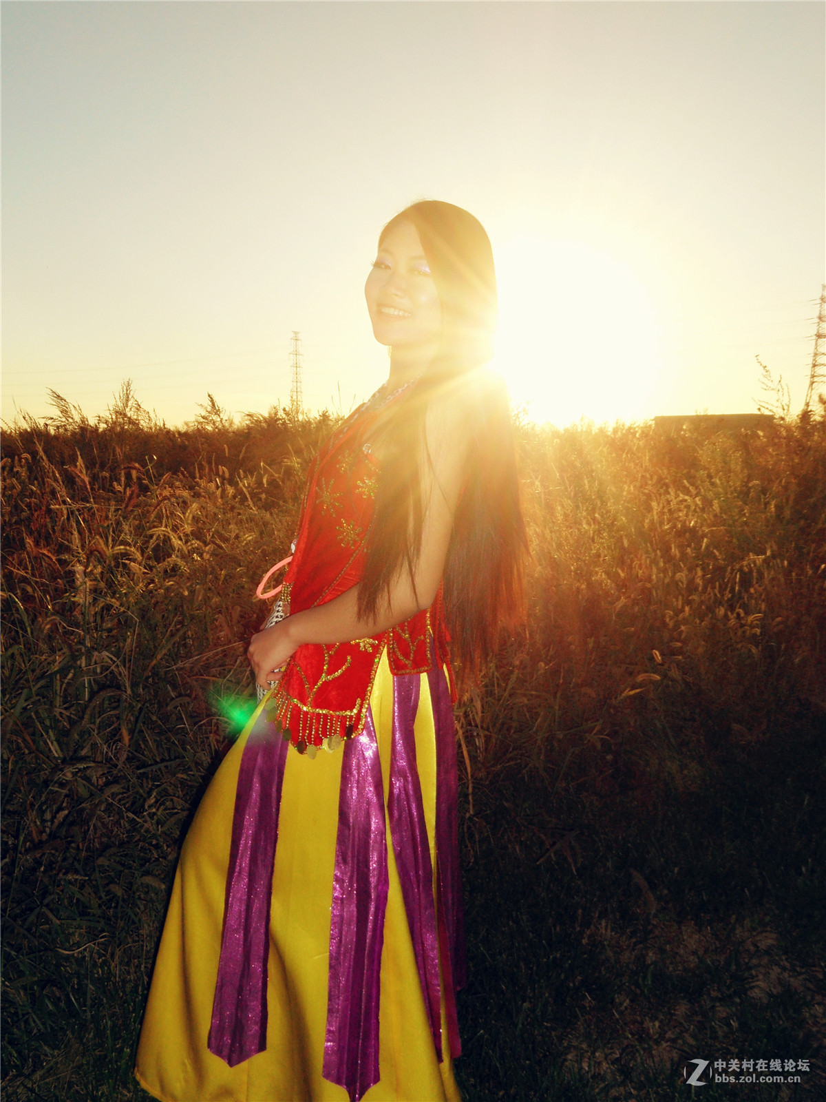逆光美女（星空体育平台卡片机）