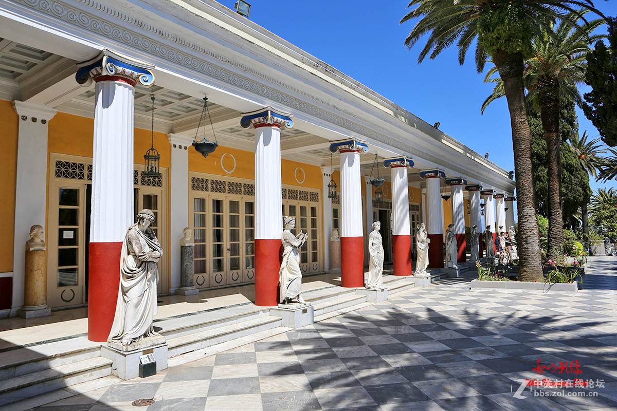希腊科孚岛——阿克琉斯宫（The Achillion Palace）