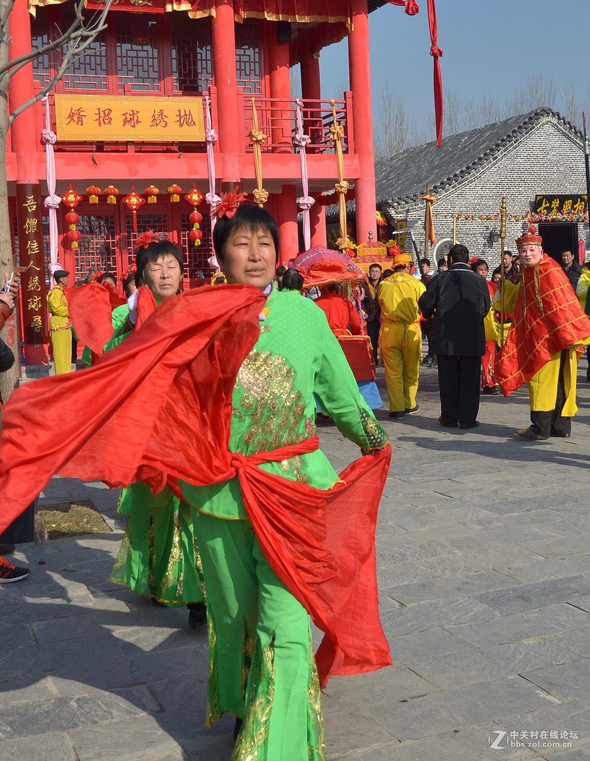 民俗表演扭秧歌   6