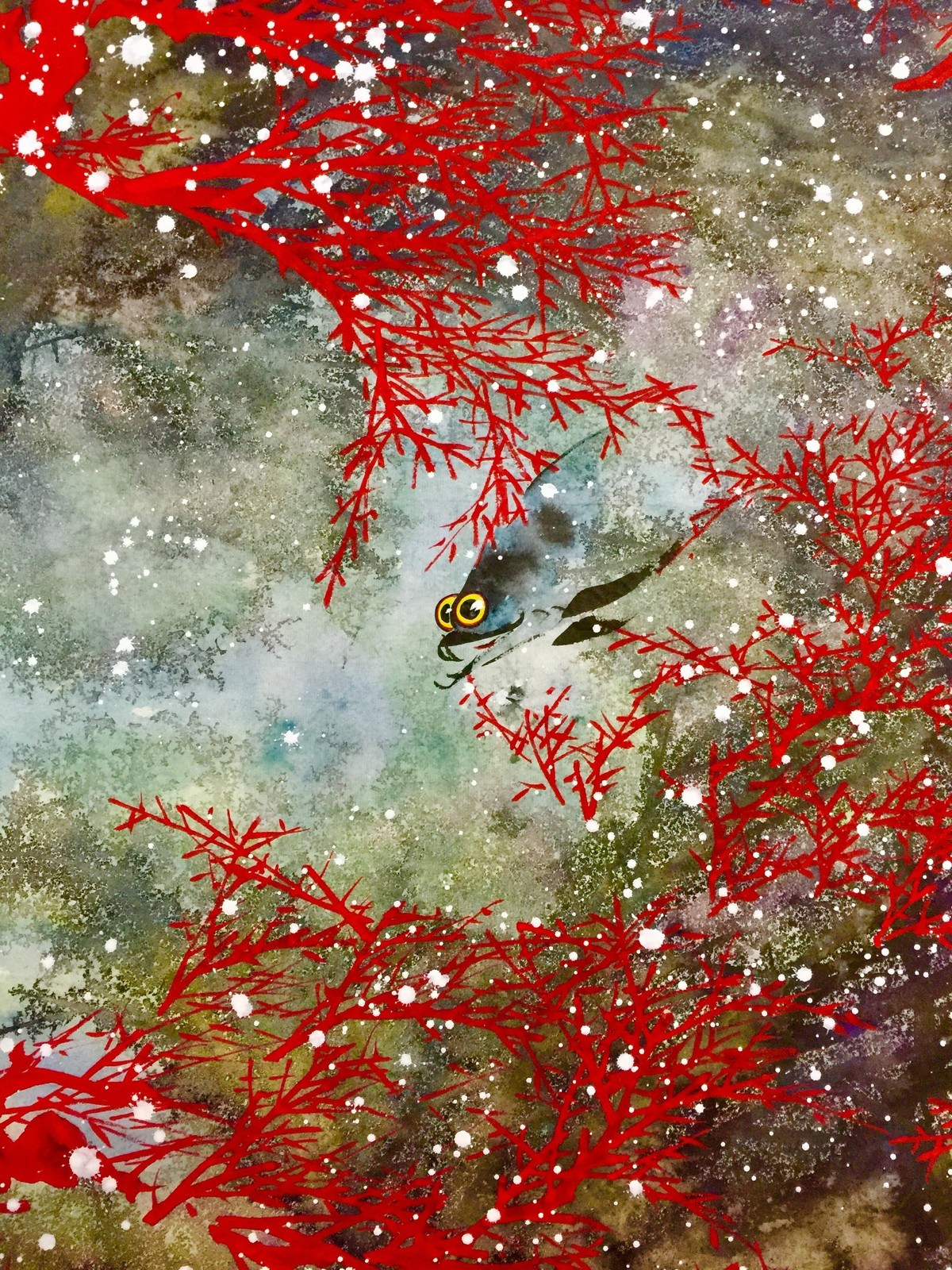 海的儿子书画家谢黄洪的艺术之路