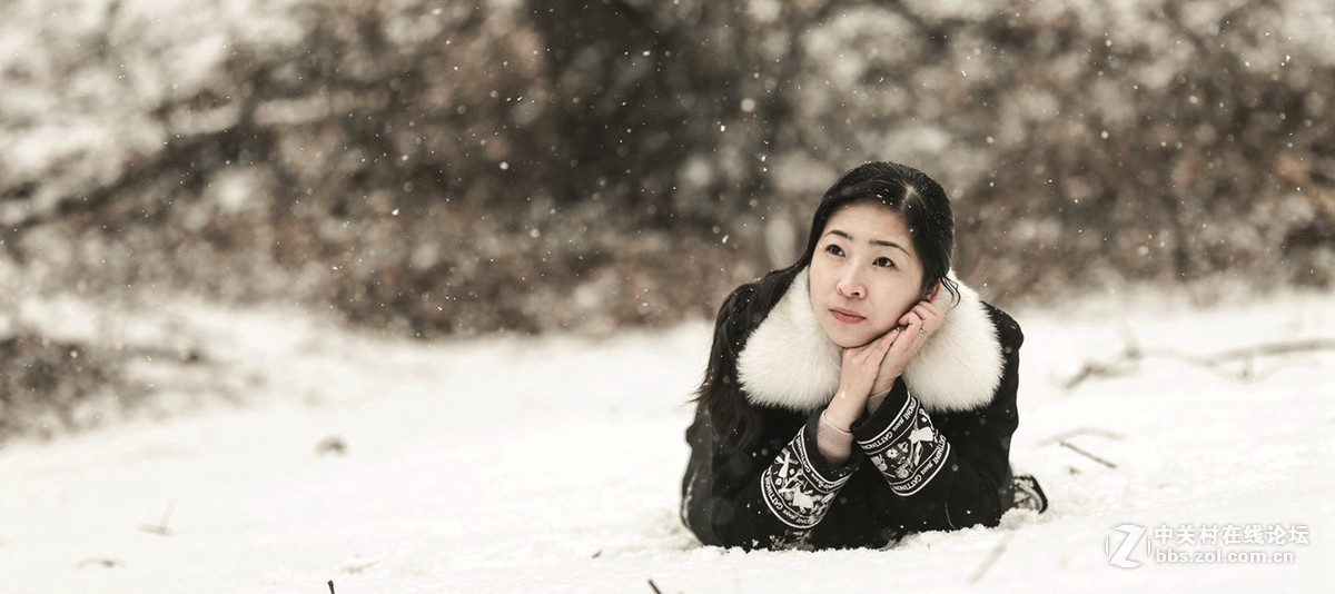 雪中抓拍给您带来凉爽