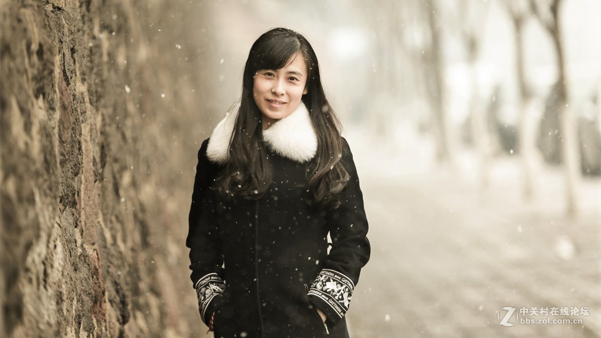 雪中抓拍给您带来凉爽