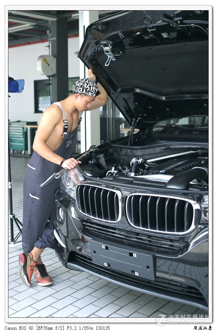 宝马4s店的维修工