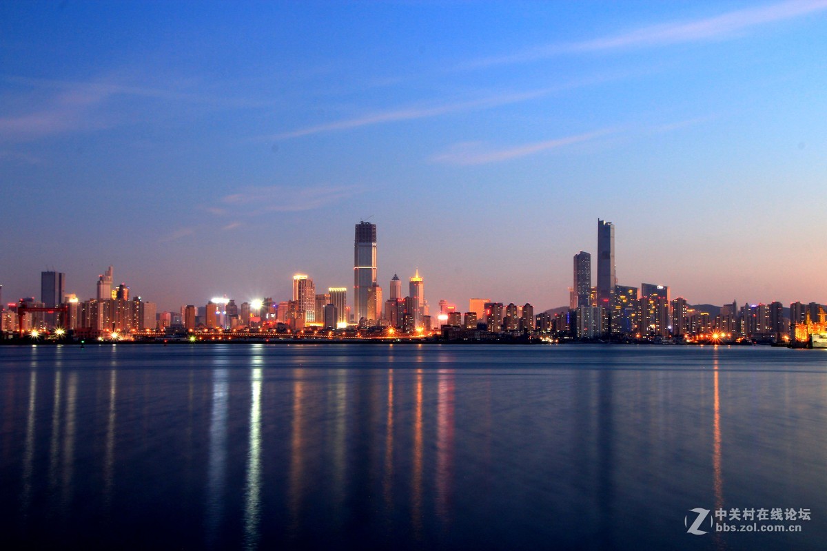2016大年初二,钻石湾拍大连夜景