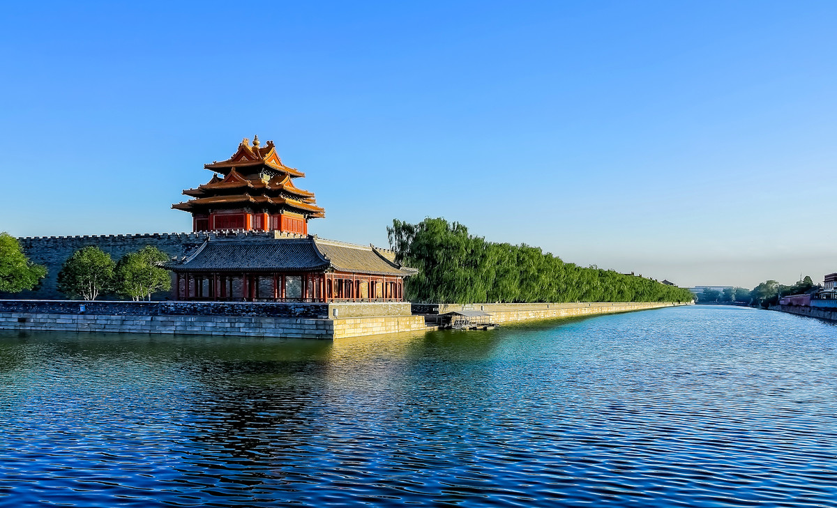 金秋十月的故宫角楼