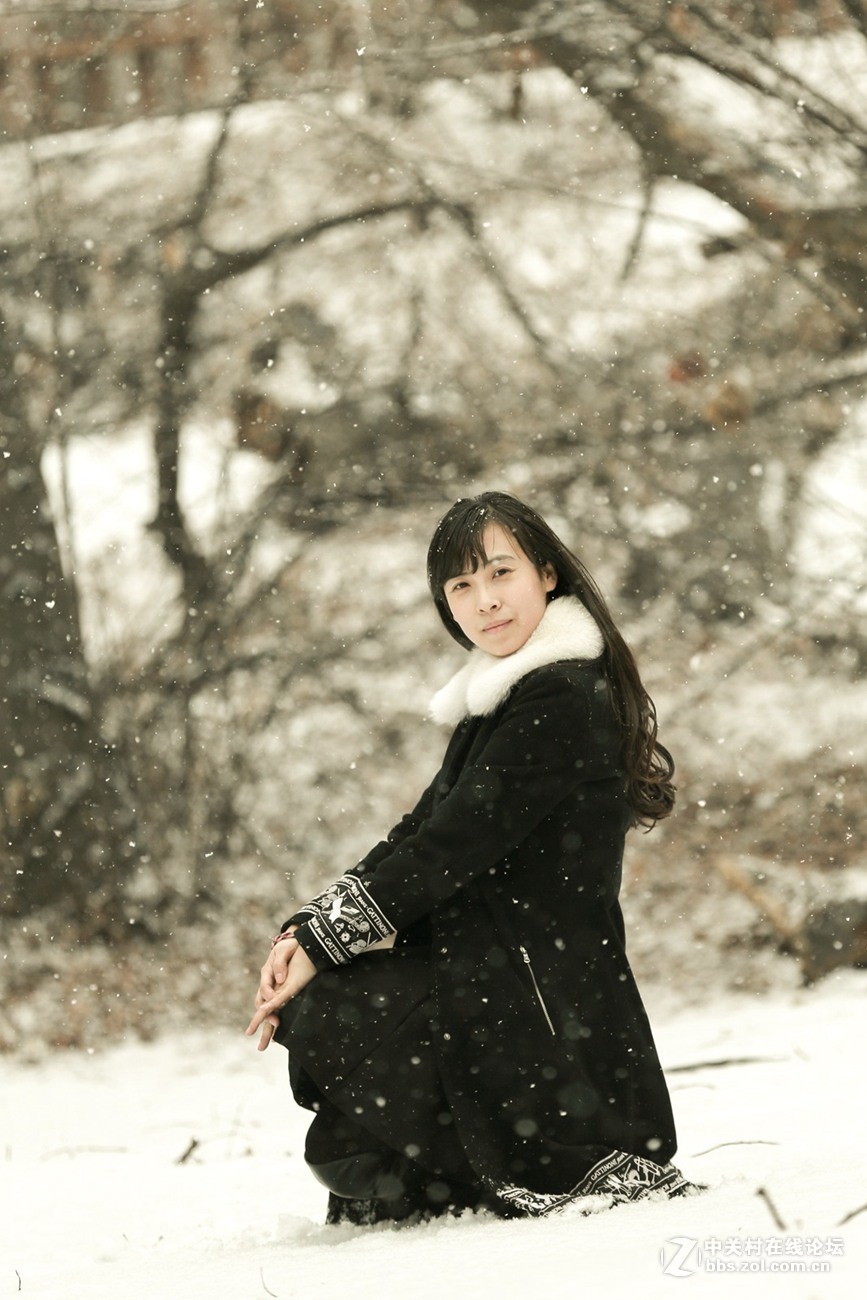 雪中抓拍给您带来凉爽