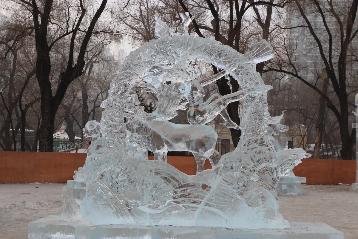 2019哈尔滨兆麟公园冰雕展