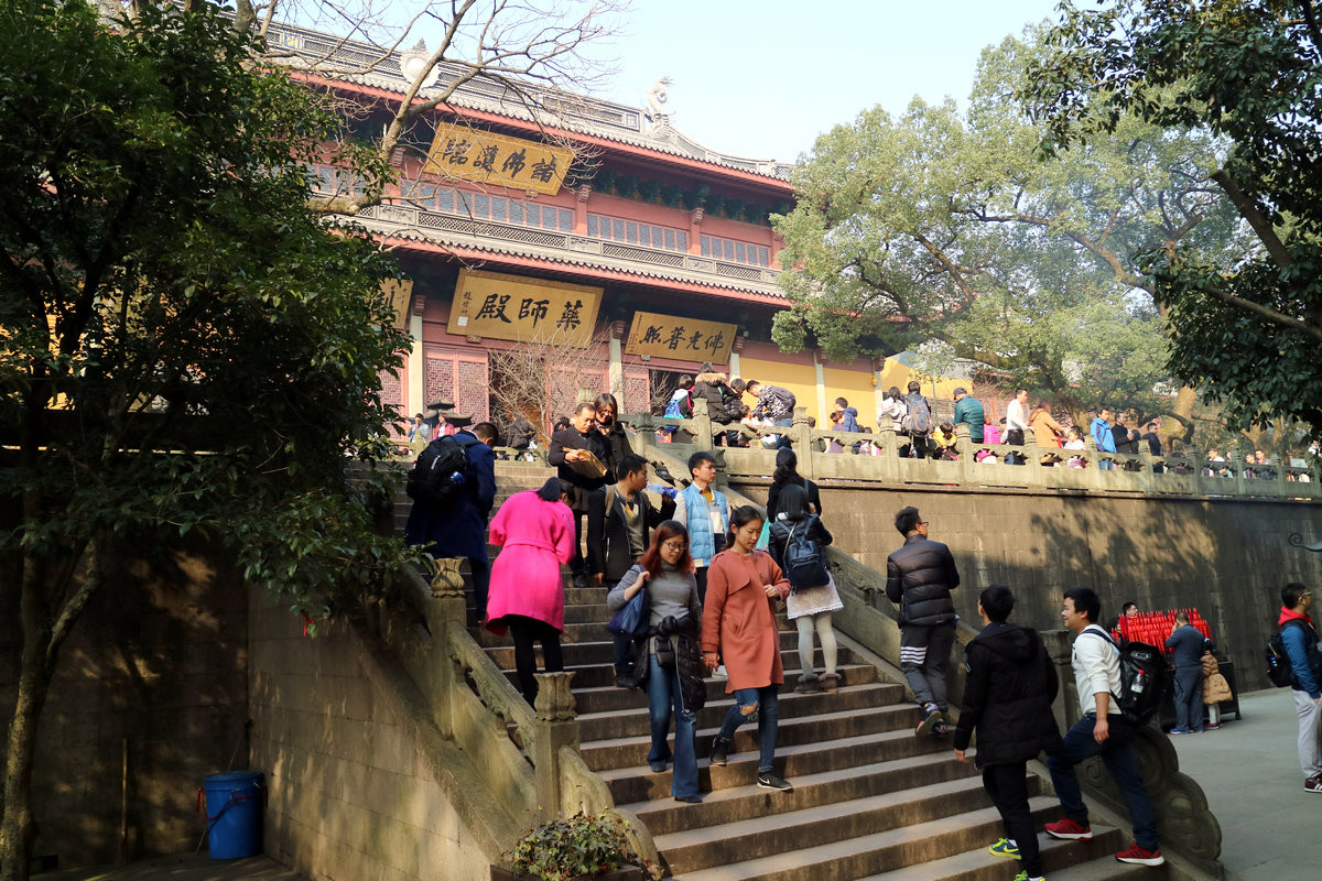 2017年元旦灵隐礼佛