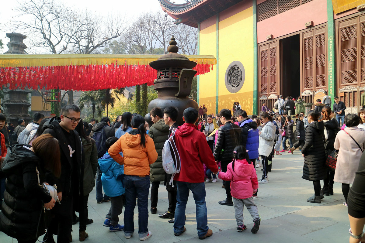 2017年元旦灵隐礼佛