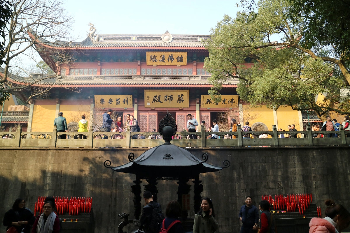 2017年元旦灵隐礼佛