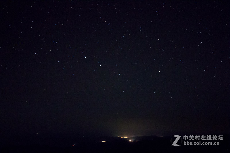 无限星空，璀璨银河（摄于雾灵山）
