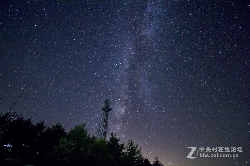 无限星空，璀璨银河（摄于雾灵山）