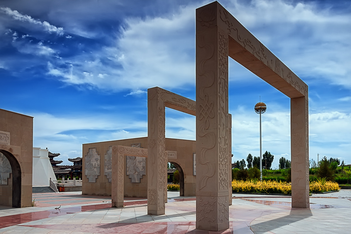 甘肃风光  《山丹大佛寺》