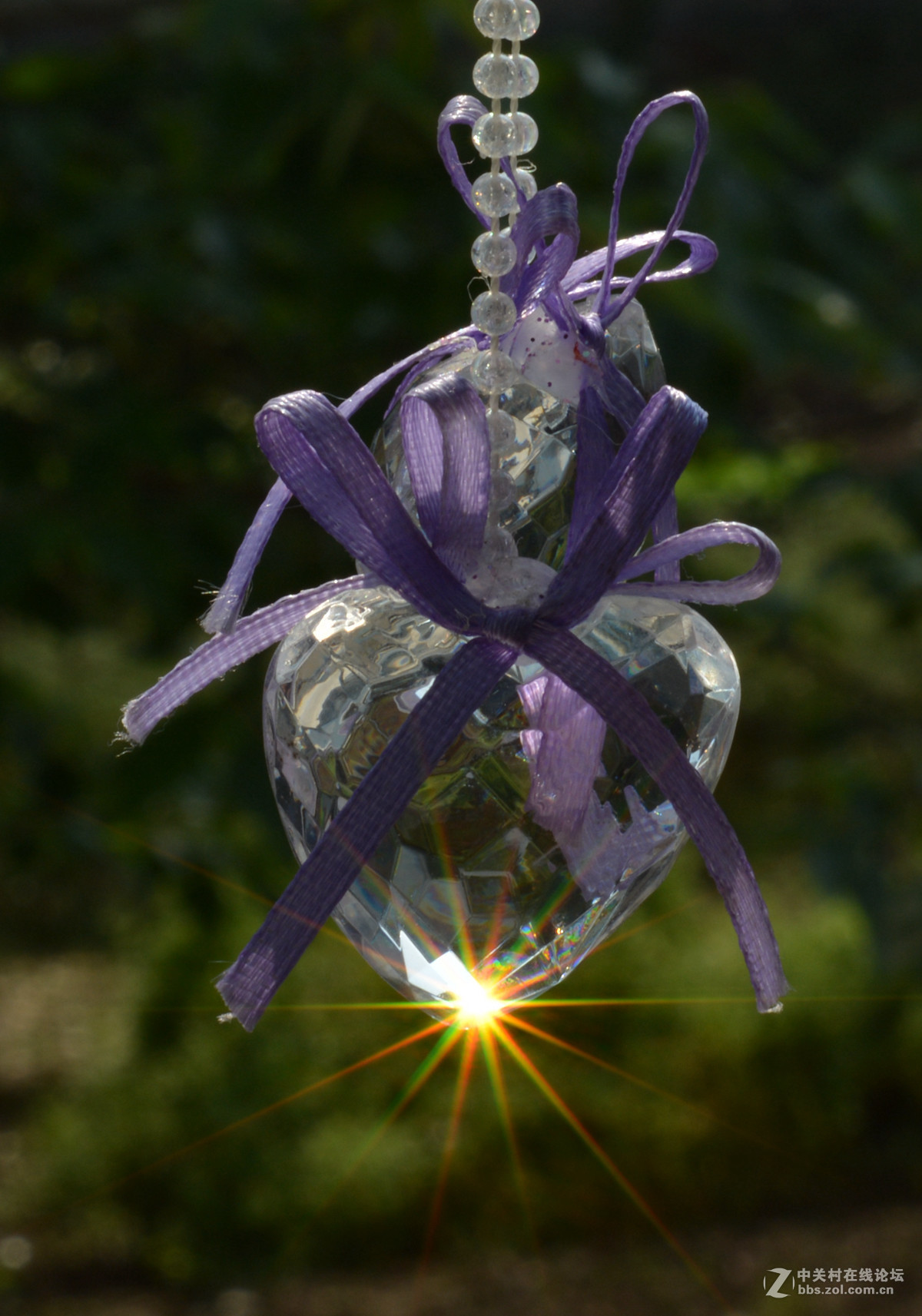 爱心水晶---阳光下闪耀着不同的光芒(静物类)-中关村在线摄影论坛