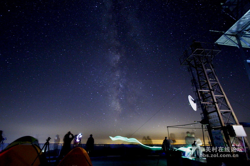 无限星空，璀璨银河（摄于雾灵山）
