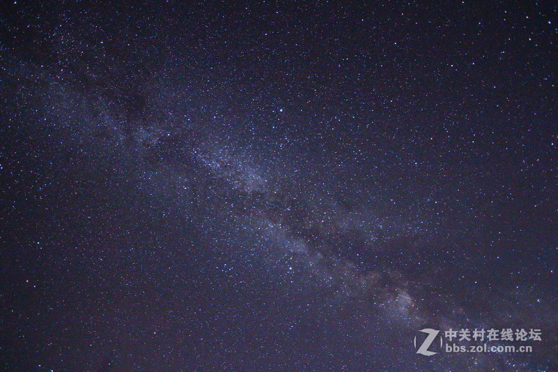 无限星空，璀璨银河（摄于雾灵山）