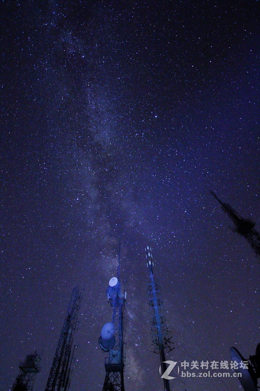 无限星空，璀璨银河（摄于雾灵山）