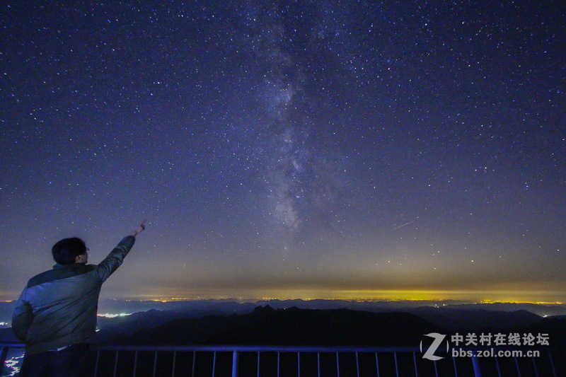 无限星空，璀璨银河（摄于雾灵山）