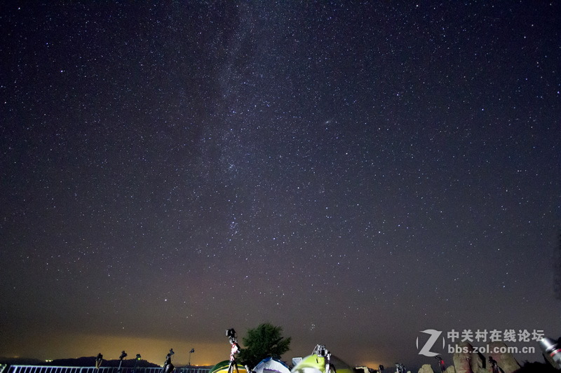 无限星空，璀璨银河（摄于雾灵山）