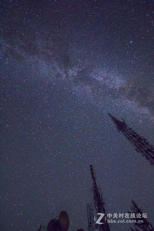 无限星空，璀璨银河（摄于雾灵山）
