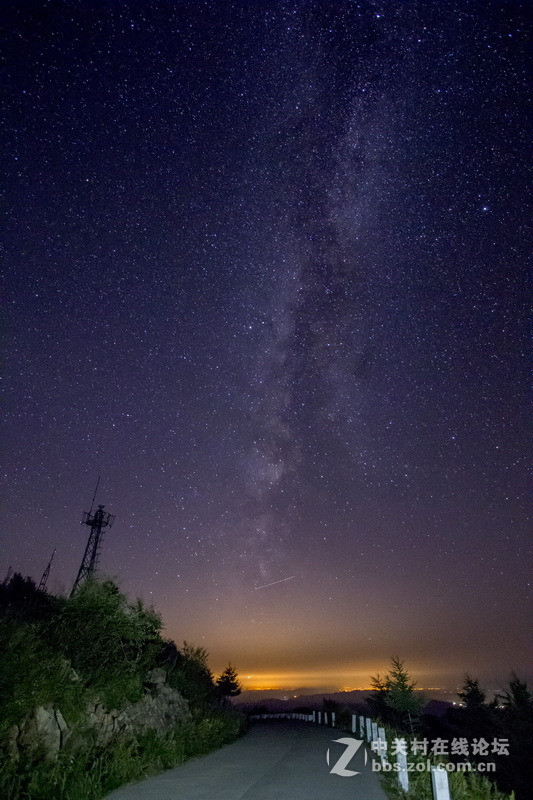 无限星空，璀璨银河（摄于雾灵山）