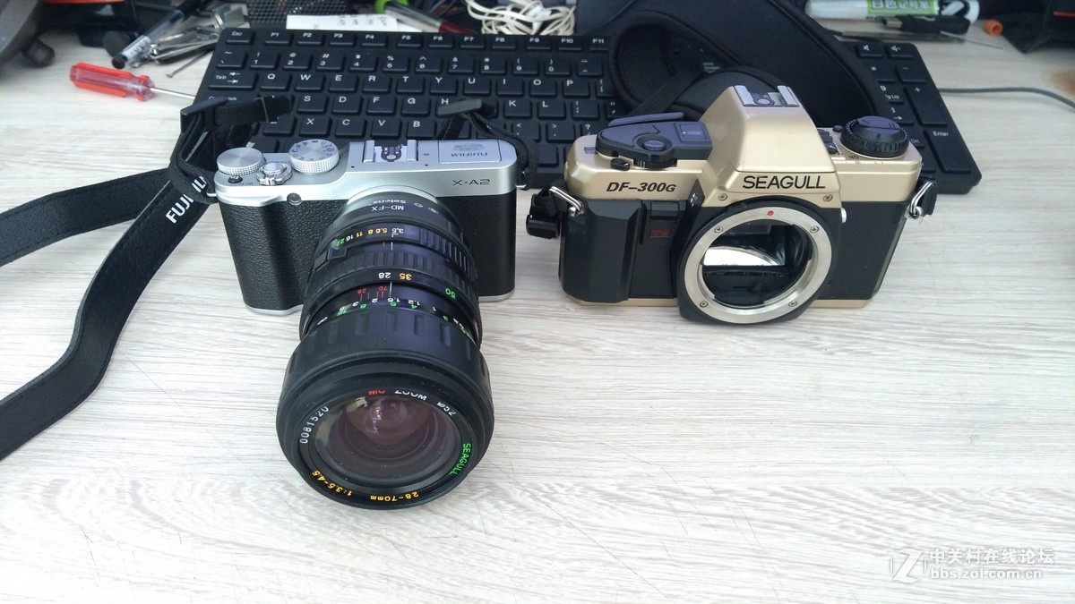富士X-A2玩转接，转接老海鸥MD卡口镜头